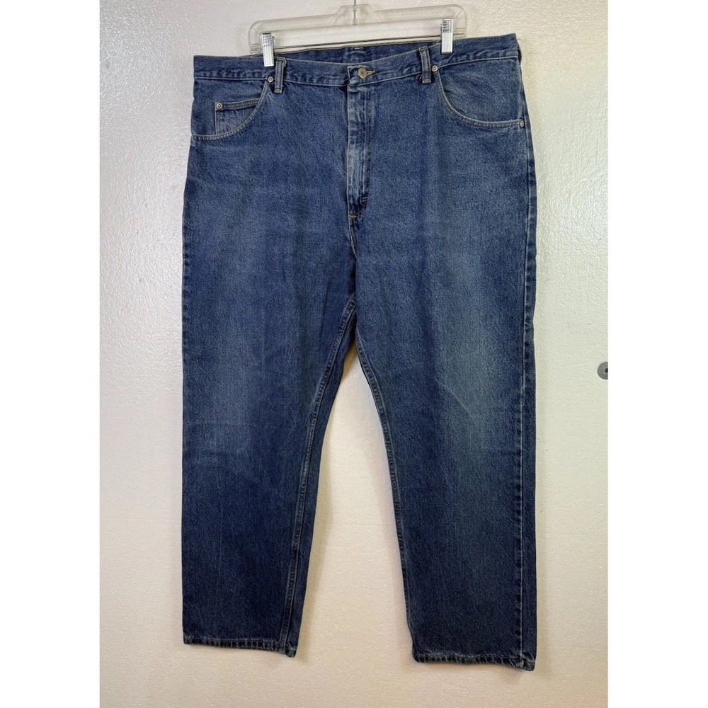 Vtg Wrangler Jeans Mens 40 X 32 Blue Denim Regular Western Cowboy Straight USA